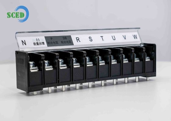 Barrier Terminal Block PBT Pitch 14.50mm 600V 40A 4-14P M5 Power Terminal Block