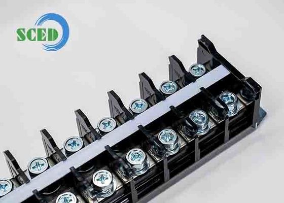 600V 101A Black PCB High Current Terminal Block For Server Site 26.00mm M8 Screw