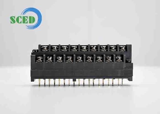 UL94V-0 Flammability Rating Barrier Terminal Block for Industrial 2 Poles 250V Voltage