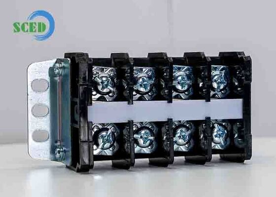 High Current Terminal Block with 300-750kcmil Wire Range 150A Rated Current and Polyamide Housing for Industrial Power Distribution