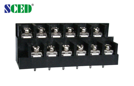 Pitch 8.70mm 250V 15A 2 × 2 – 14 × 2P Barrier Terminal Blocks Power Terminal Blocks