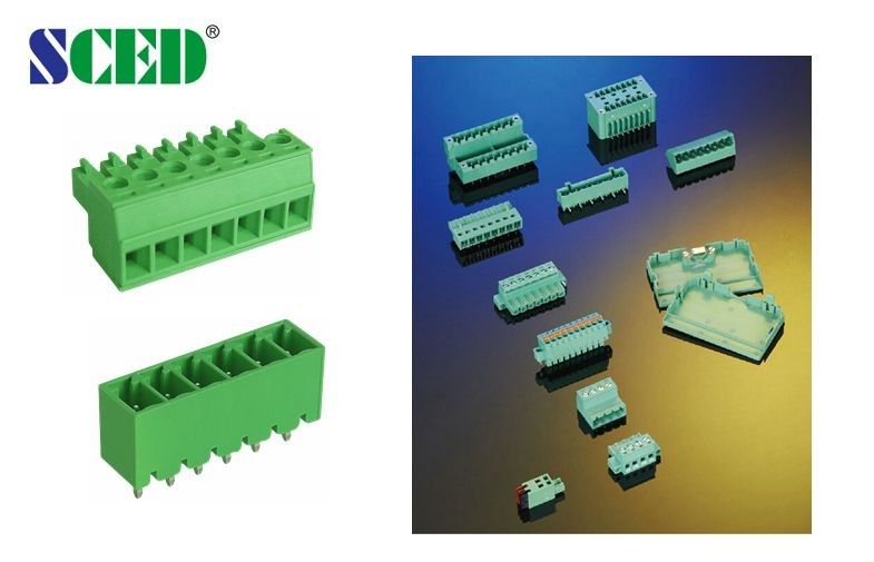 PCB Plug In Terminal Blocks 3.81mm 5.0mm 5.08mm Electric Power Terminal Block Connector