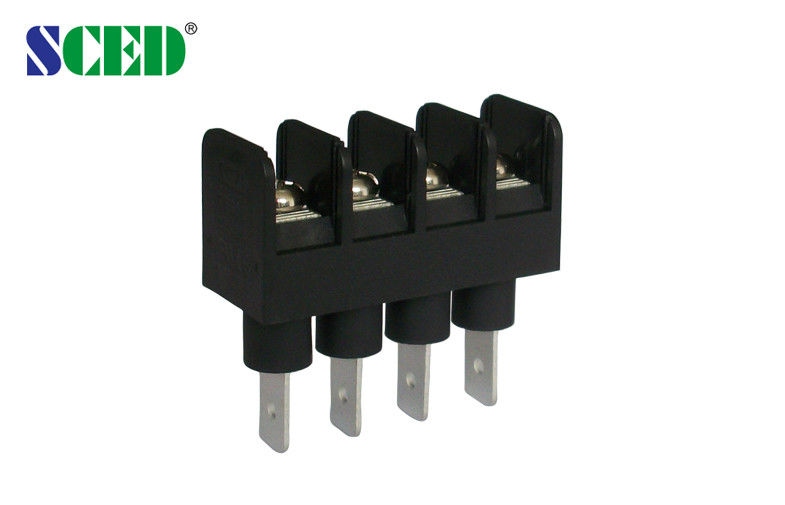 Black Pitch 9.525mm Terminal Block Barrier 300v 20A 2P - 22P