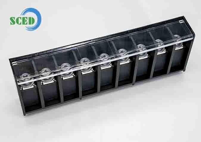 Barrier Terminal Block Pitch 20.00mm 600V 75A 2-12P Power M6 Terminal Block