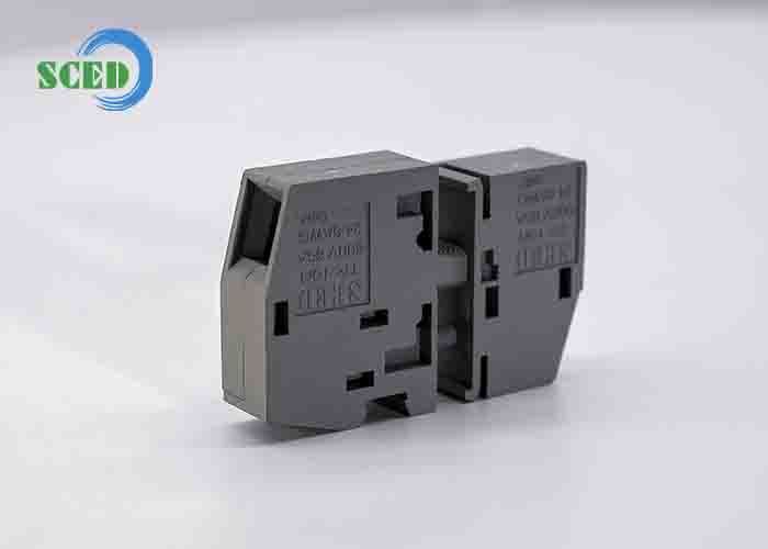 Steel Rail Material Din Rail Terminal Blocks 0.7kg Sample 1 For Free Durable Electrical Wiring Components for Industrial