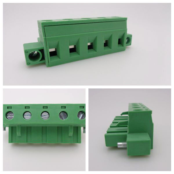 Plug - in Terminal Block   Pitch 7.62mm   300V 18A   2P - 14P   Plug   Female