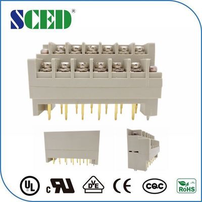 বেড়া স্ট্রিপস গ্রে বাধা টার্মিনাল ব্লক ফসফর ব্রোঞ্জ টার্মিনাল