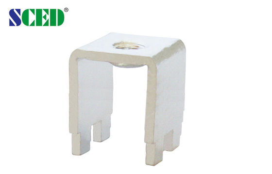 6.4x9.8mm নিকেল প্লাস্টিক PCB ব্রাস তারের টার্মিনাল সংযোগকারী 75A M4