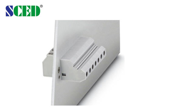 30A 300V প্যানেলের মাধ্যমে পিসিবি টার্মিনাল ব্লক সংযোগকারী 8.1 মিমি শিল্প নিয়ন্ত্রণের জন্য