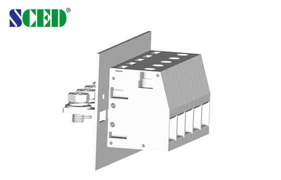 প্যানেল টার্মিনাল ব্লক মাধ্যমে খাওয়ানো Bulkhead সংযোগকারীগুলি পিচ 18.8mm