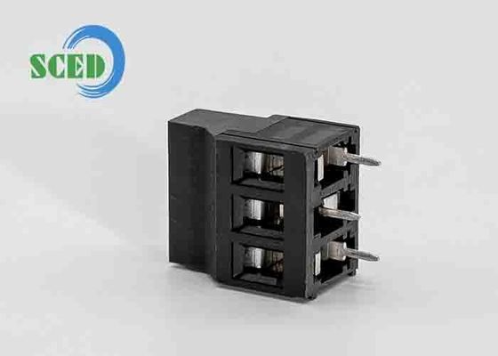 ফ্রিকোয়েন্সি রূপান্তরের জন্য ব্রাস PA66 PCB টার্মিনাল ব্লক 5.08mm 300V 10A