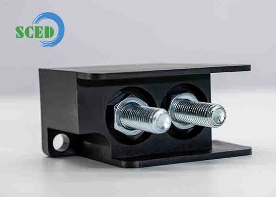 ৩৫ পাউন্ড কালো এম৮ নট পিবিটি স্টিল টার্মিনাল ব্লক আনুষাঙ্গিক দুই স্ক্রু