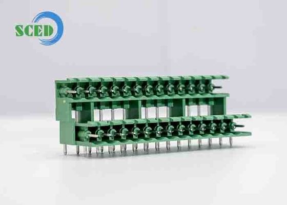 প্লাগ-ইন টার্মিনাল ব্লক 5.08mm 300V 18A 2-24P প্লাগযোগ্য টার্মিনাল ব্লক হেডার পুরুষ সকেট