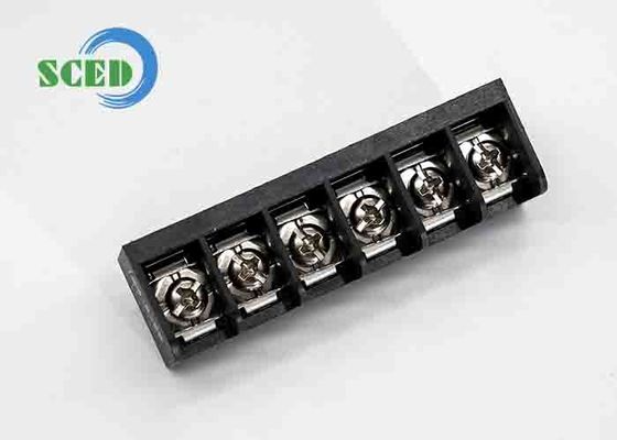 300V 30A 2-18P পিচ 12.70mm পাওয়ার টার্মিনাল ব্লক PBT উচ্চ ভোল্টেজ অ্যাপ্লিকেশন জন্য বাধা টার্মিনাল ব্লক