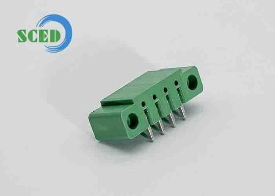 3000V AC/মিনিট সহনশীল ভোল্টেজ এবং নিরাপদ সিগন্যাল ট্রান্সমিশনের জন্য ব্রাস ক্ল্যাম্প কেজ সহ 10A কারেন্ট রেটিং প্লাগেবল টার্মিনাল ব্লক