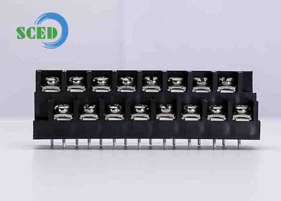 PBT আইসোলেশন উপাদান টার্মিনাল বাধা ব্লক UL94 V0 জ্বলনযোগ্যতা রেটিং নিরাপদ এবং বৈদ্যুতিক সংযোগের জন্য ডিজাইন করা