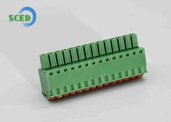 300V 600V টার্মিনাল ব্লক ওয়্যার সংযোগ টার্মিনালের মাধ্যমে প্রবেশ করুন শিল্প সরঞ্জাম নিরাপদ বৈদ্যুতিক সংযোগের জন্য