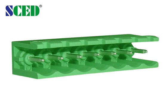 প্লাগ-ইন টার্মিনাল ব্লক পিচ 5.08mm 300V 18A 2-22P হেডার পুরুষ সকেট